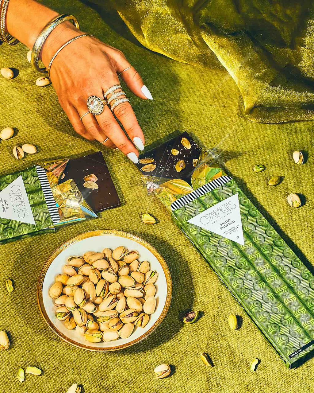 Salted Pistachio Chocolate Bar