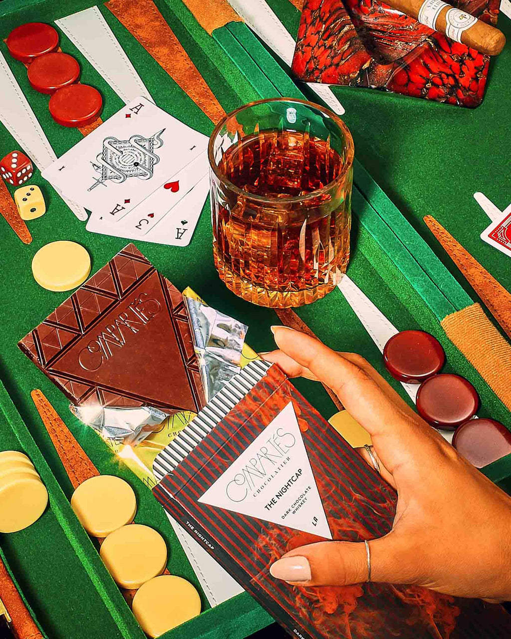 Nightcap Whiskey Dark Chocolate Bar
